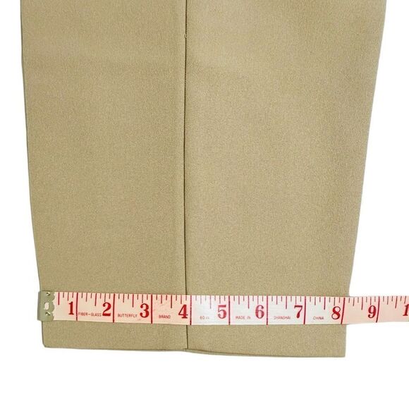 Vintage 70s E-Z Fit Beige Straight Leg High Waist Pants Size XS Short NWT - Picture 5 of 10